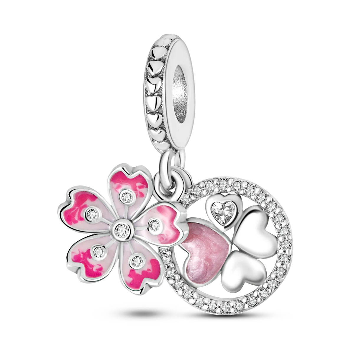 Silver Plated Cat Moon Star Earphone Dangle Charm Bead Pendant Fit Bangle Bracelet for Women Gift DIY Making