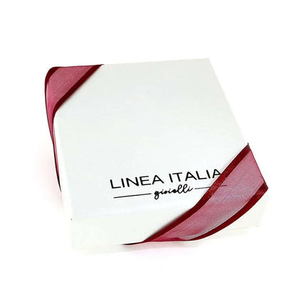 Linea Italia Gioielli - Women's 20mm Wavy Hoop Earrings in 925 Sterling Silver - Certified Made in Italy Jewel
