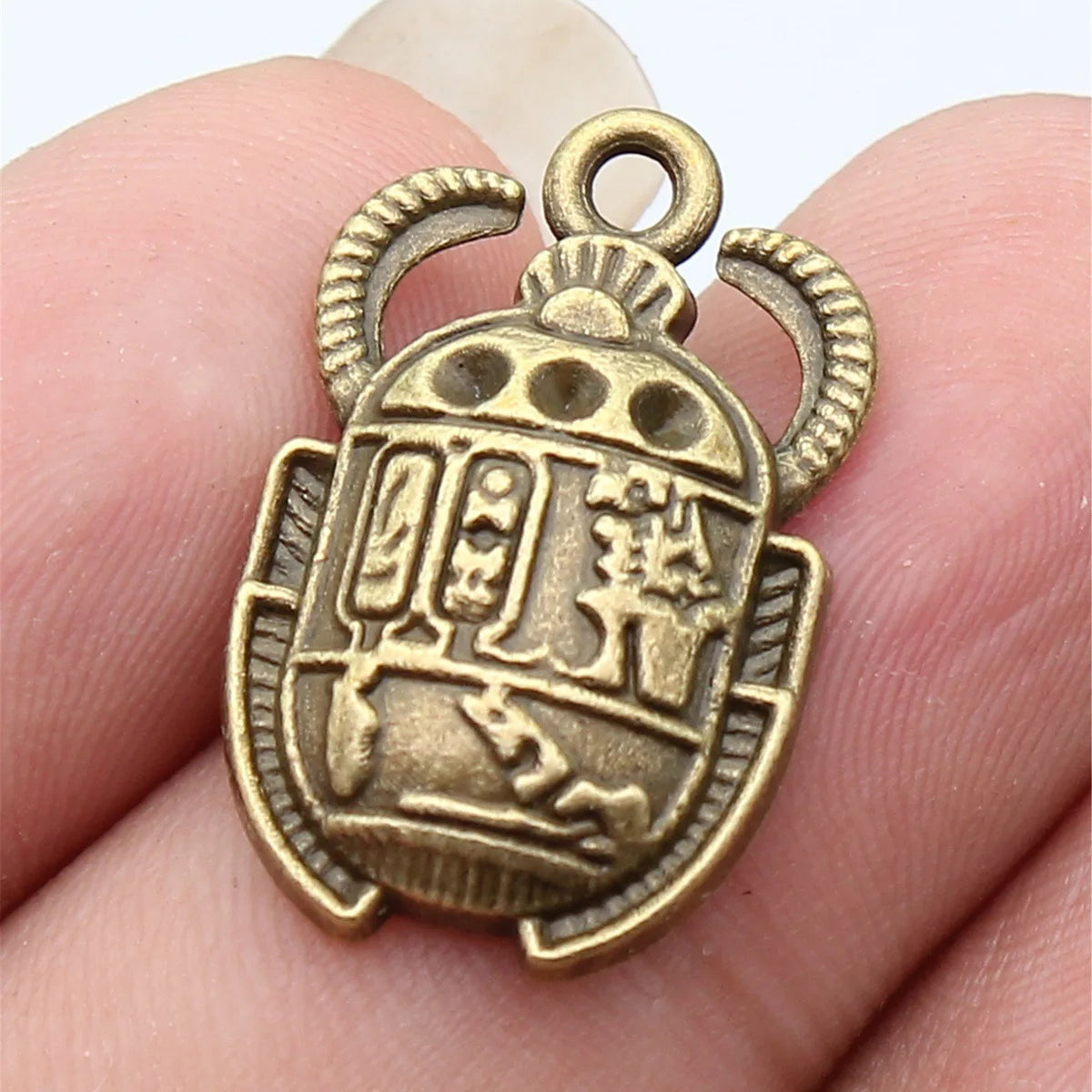 10pcs 25x16mm Antique Silver Color Antique Gold Color Antique Bronze Color Ancient Egyptian Scarab Charms