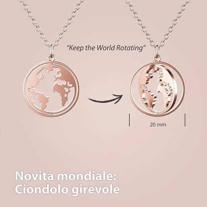 Collana Acciaio Chirurgico Donna Multifilo in Argento, Oro e Oro Rosa - 100% Impermeabile e Senza Nichel