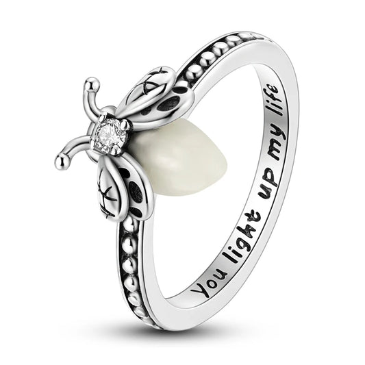 Original 925 Sterling Silver Sparkling Starry Paw Ring For Women Girls Jewelry Birthday Anniversary Gifts