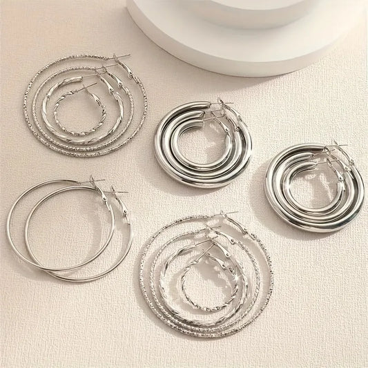 8pairs an eight-pair set of versatile dangle earrings. multiple styles for every occasion, perfect as a gift for her.