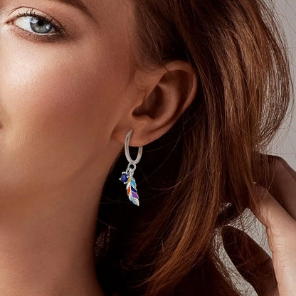 Ciondolo Orecchini di Goccia 925 Orecchini in Argento Sterling per Le Donne Cubic Zirconia Ciondolo