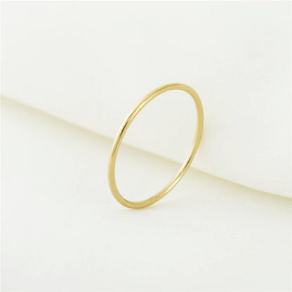 14K Gold Filled Stacking Ring Boho Gold Jewelry Minimalist Knuckle Ring Anillos Mujer Gold Accessories Bohemian Rings for Women