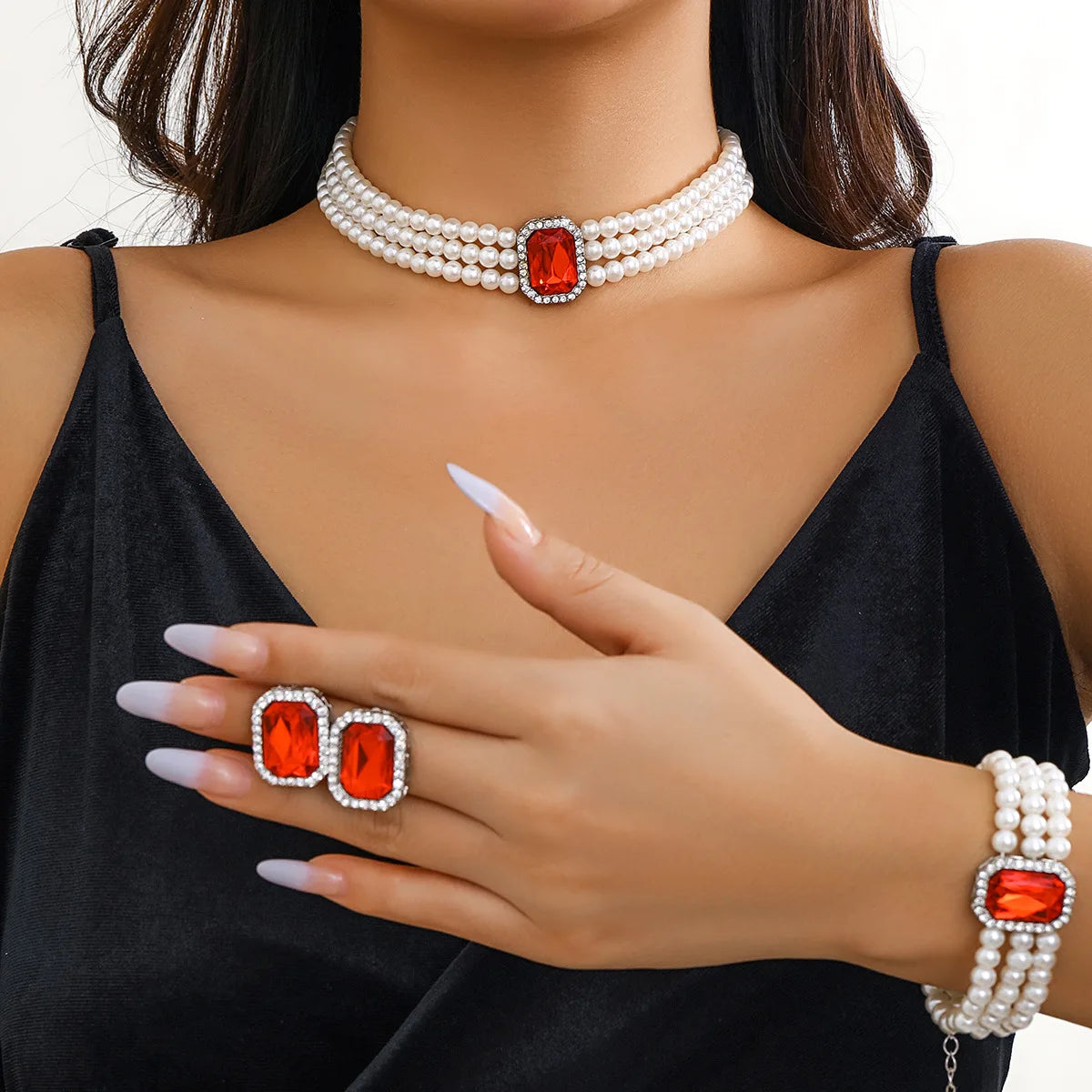 Trendy Layered Necklace Collier Femme 2026 Gioielli Long Chain Necklaces Choker Kallaite with Beads National