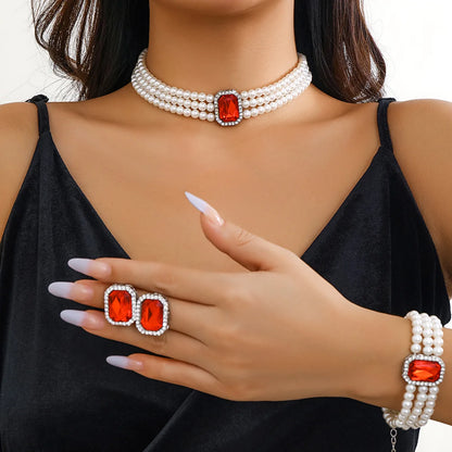 Trendy Layered Necklace Collier Femme 2026 Gioielli Long Chain Necklaces Choker Kallaite with Beads National