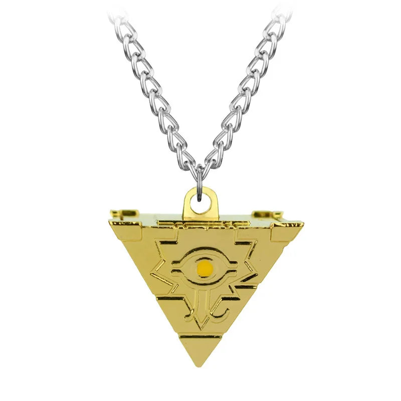 Anime Yu-Gi-Oh Keychain Yugi Muto Big Size 3D Millenium Puzzle Millennium Wheel Wisdom Pendant Keyring For Men Women Jewelry