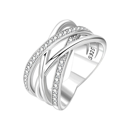 PANPOKI S925 Sterling Silver Panda Animal Closed Ring For Women Finger Ring Personality Jewelry Party Trendy Gifts