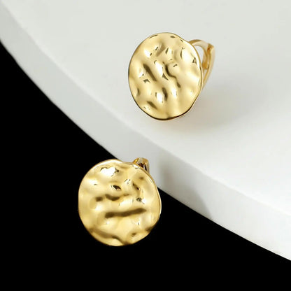 Earrings Women's Earrings Heart Autumn And Winter Retro Temperament Earrings Jewelry-Gold-Silver 925