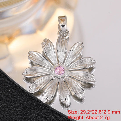 Juya 18K Real Gold Plated Star Of David Palm Tree Bird Flower Love Heart Evil Eye Charms For DIY Fashion Pendant Jewelry Making