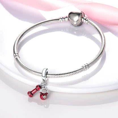 Silver Plated Cat Moon Star Earphone Dangle Charm Bead Pendant Fit Bangle Bracelet for Women Gift DIY Making