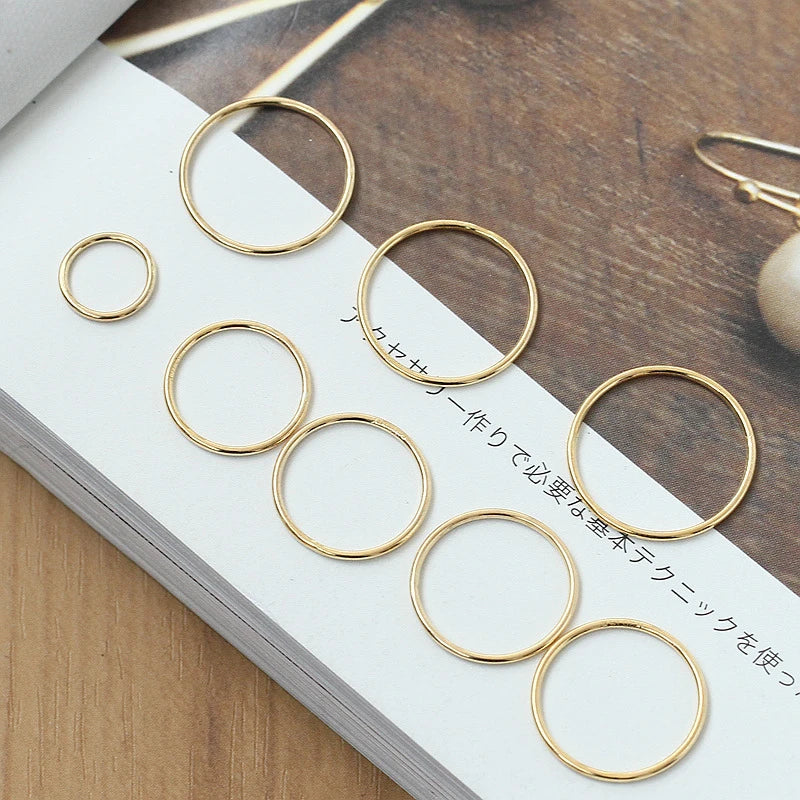 14K Gold Filled Stacking Ring Boho Gold Jewelry Minimalist Knuckle Ring Anillos Mujer Gold Accessories Bohemian Rings for Women