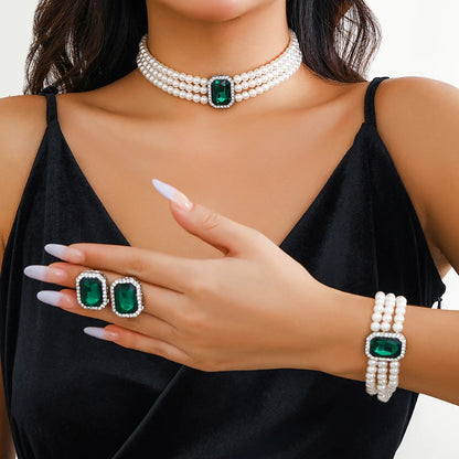 Trendy Layered Necklace Collier Femme 2026 Gioielli Long Chain Necklaces Choker Kallaite with Beads National