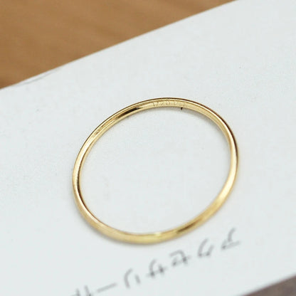 14K Gold Filled Stacking Ring Boho Gold Jewelry Minimalist Knuckle Ring Anillos Mujer Gold Accessories Bohemian Rings for Women
