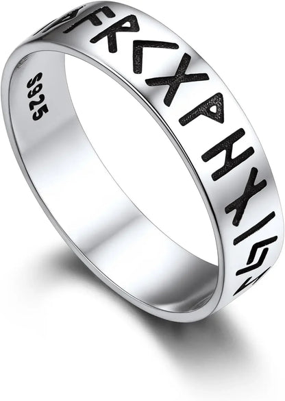 U7 925 Sterling Silver Unisex Rings 5mm-8mm Pattern Band Curb Link Chain Celtic Classic Plain Wedding Anniversary Couple Jewelry