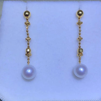 Wholesale S925 Sterling Silver Earrings Mount Findings Settings Base Mounting Parts Accessory for 5-6mm Pearls 5 pairs/lot