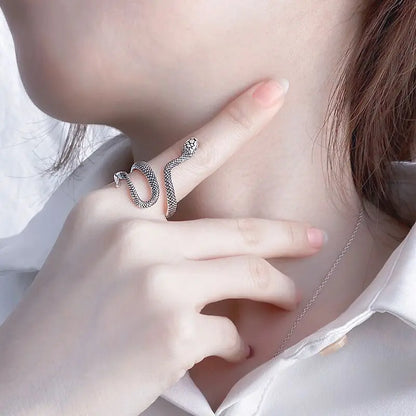 925 Sterling Silver Entanglement Snake Rings For Women Engagement Wedding Fashion Jewelry Wholesale Jewellery