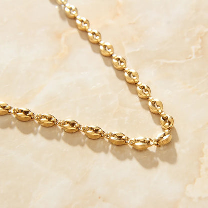 SOMMAR stainless steel  Gold color Lady choker 42cm extender 3cm adjust  necklace pig tonge neck jewelery floating charms