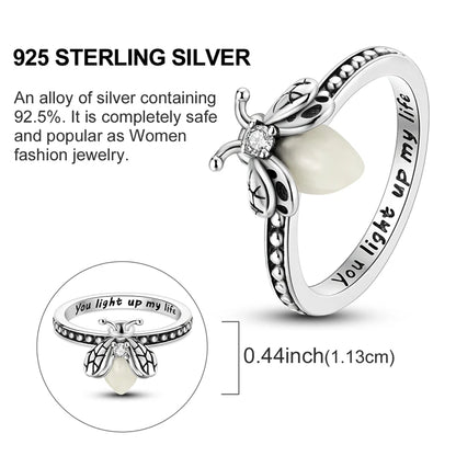 Original 925 Sterling Silver Sparkling Starry Paw Ring For Women Girls Jewelry Birthday Anniversary Gifts
