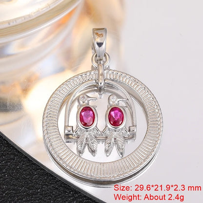 Juya 18K Real Gold Plated Star Of David Palm Tree Bird Flower Love Heart Evil Eye Charms For DIY Fashion Pendant Jewelry Making