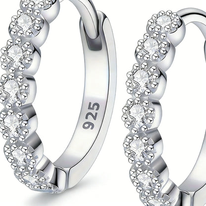Perfect Pair of Mini Stud Earrings: Sleek Silver Design, Versatile for Daily & Party Wear
