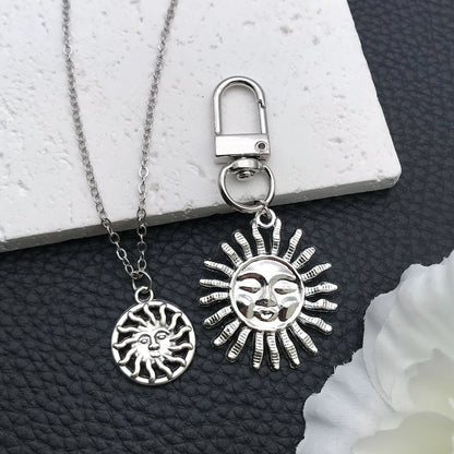 16/20pcs Antique Silver Celestial Series Set (Sun/Stars/Moon) - Perfect for Crafting Necklace, Bracelet & Earring Accessories.