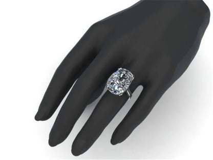 S925 Silver Color Engagement Egg Diamond Ring Sea Blue Topaz De Gemstone Bizuteria Ring for Women Bague Etoile Jewelry Rings