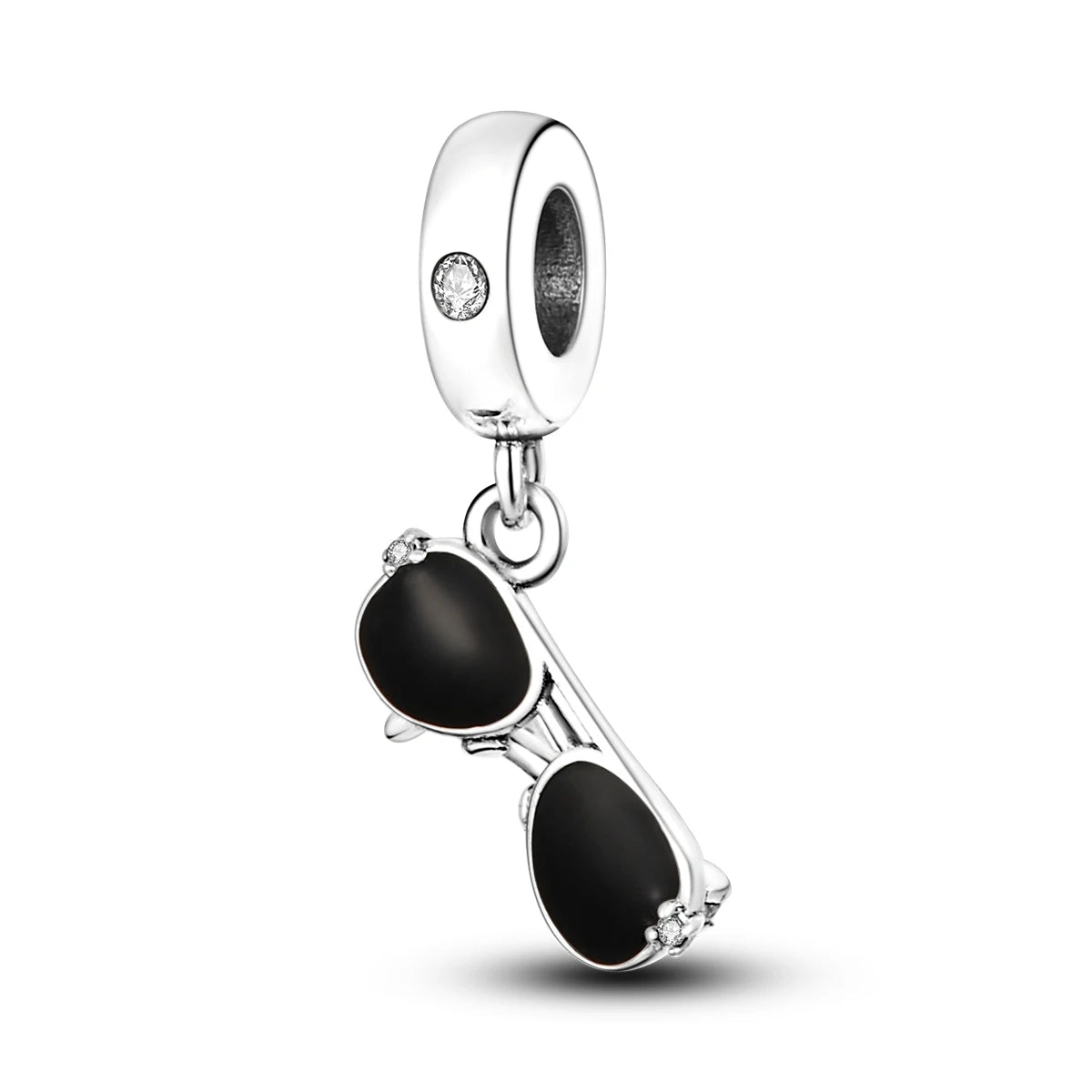 Silver Plated Cat Moon Star Earphone Dangle Charm Bead Pendant Fit Bangle Bracelet for Women Gift DIY Making