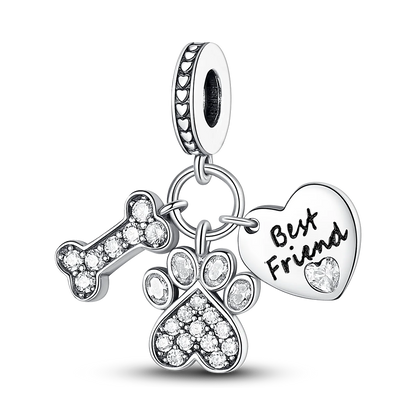 Silver Plated Cat Moon Star Earphone Dangle Charm Bead Pendant Fit Bangle Bracelet for Women Gift DIY Making