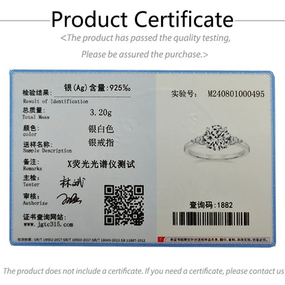 Trumium 925 silver ring Engagement Rings for Women Classic Round Cut  Promise Rings for Her Best Gift Wedding bands Jewelry