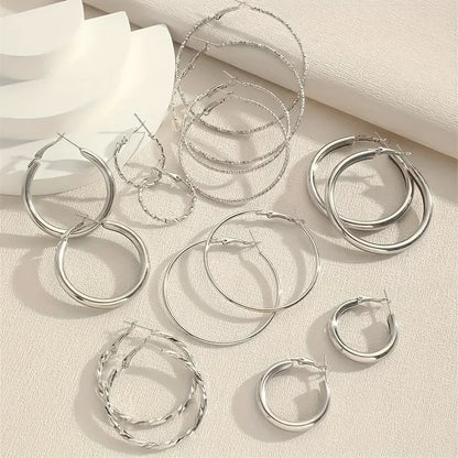 8pairs an eight-pair set of versatile dangle earrings. multiple styles for every occasion, perfect as a gift for her.