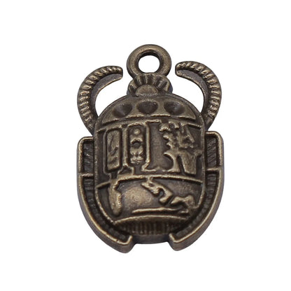 10pcs 25x16mm Antique Silver Color Antique Gold Color Antique Bronze Color Ancient Egyptian Scarab Charms