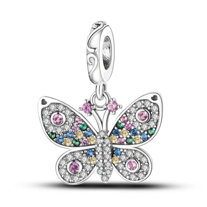 Silver Plated Cat Moon Star Earphone Dangle Charm Bead Pendant Fit Bangle Bracelet for Women Gift DIY Making