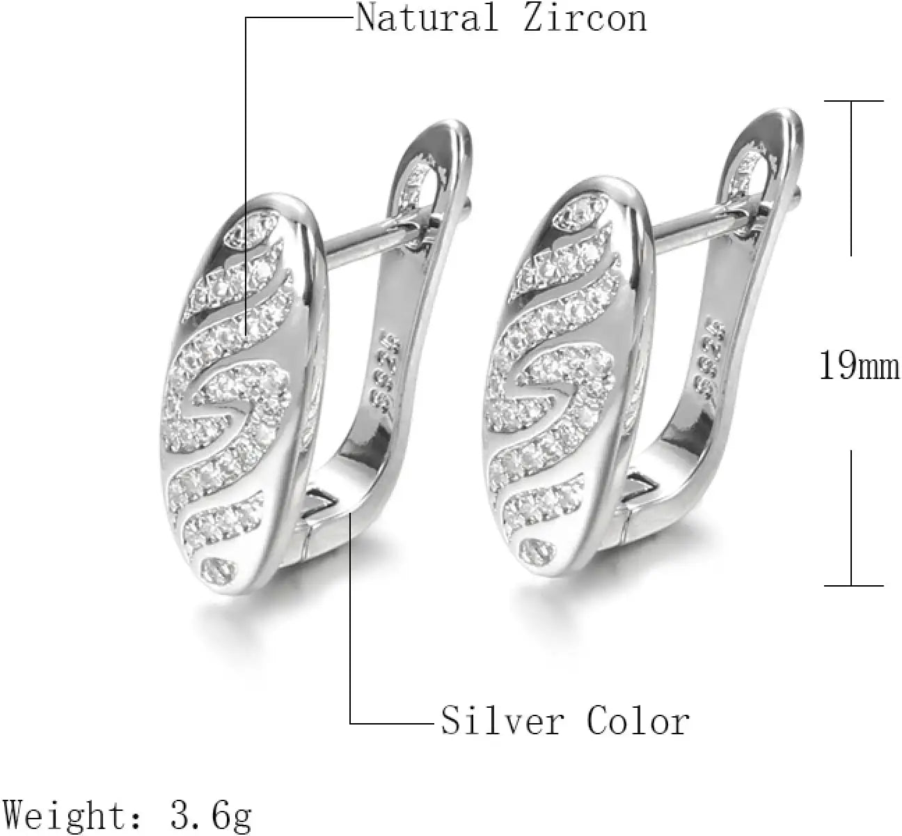 Women's Earrings Girls Jewelry Earrings Gift Luxury Leaves Drop Earrings Delicate