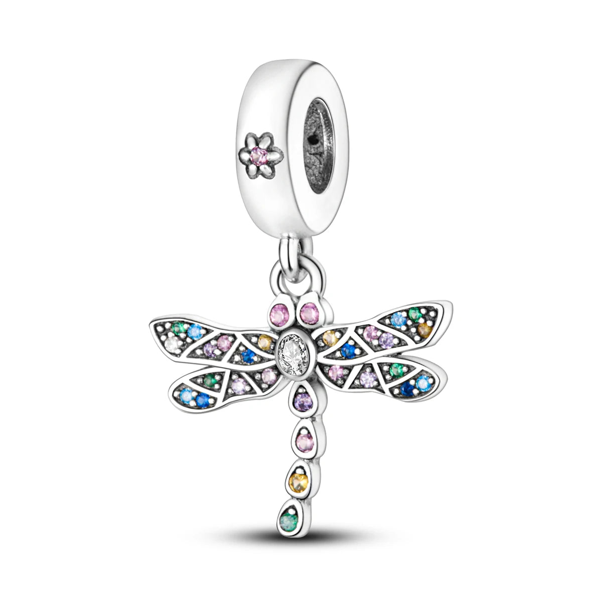 Silver Plated Cat Moon Star Earphone Dangle Charm Bead Pendant Fit Bangle Bracelet for Women Gift DIY Making