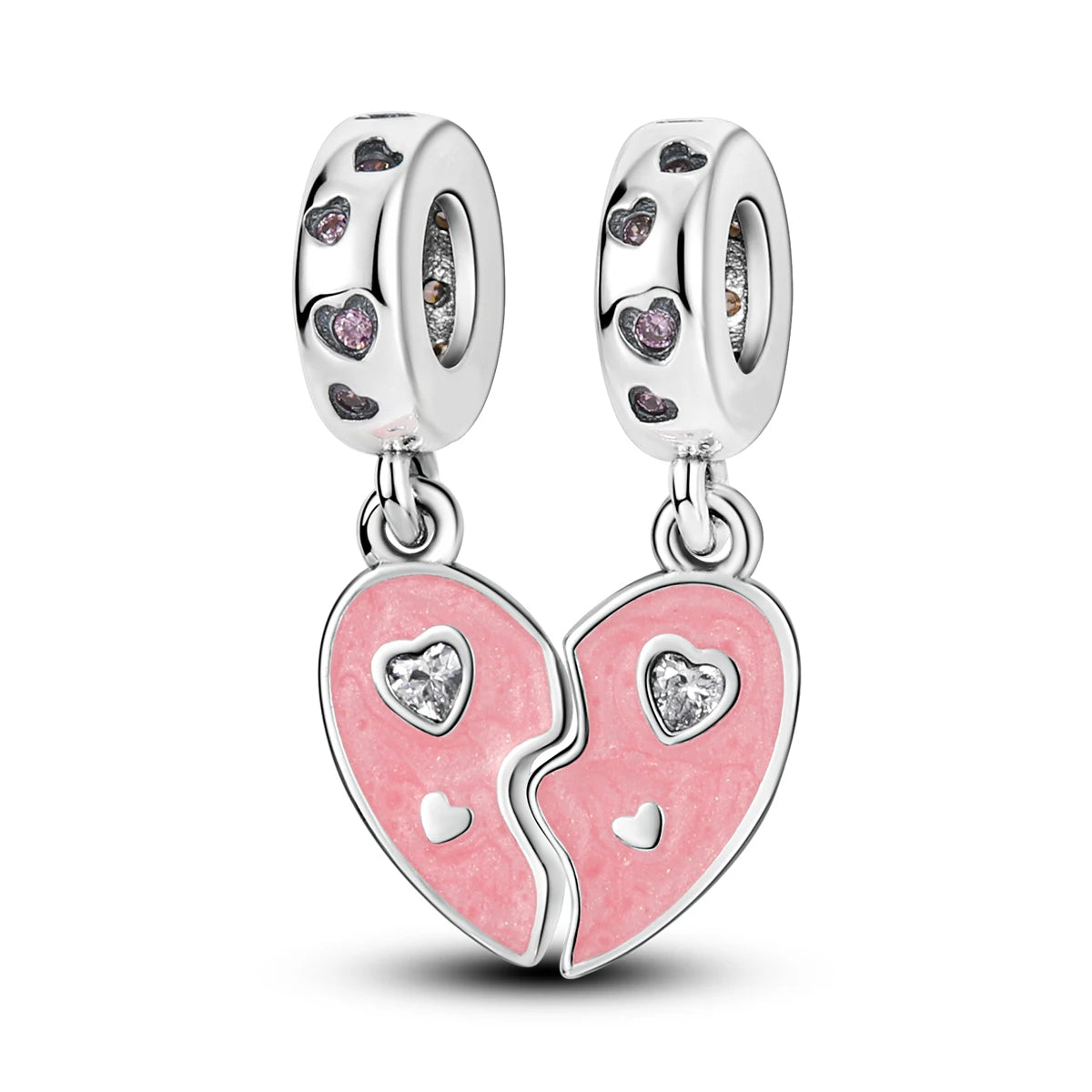Silver Plated Cat Moon Star Earphone Dangle Charm Bead Pendant Fit Bangle Bracelet for Women Gift DIY Making
